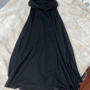 black mini dress